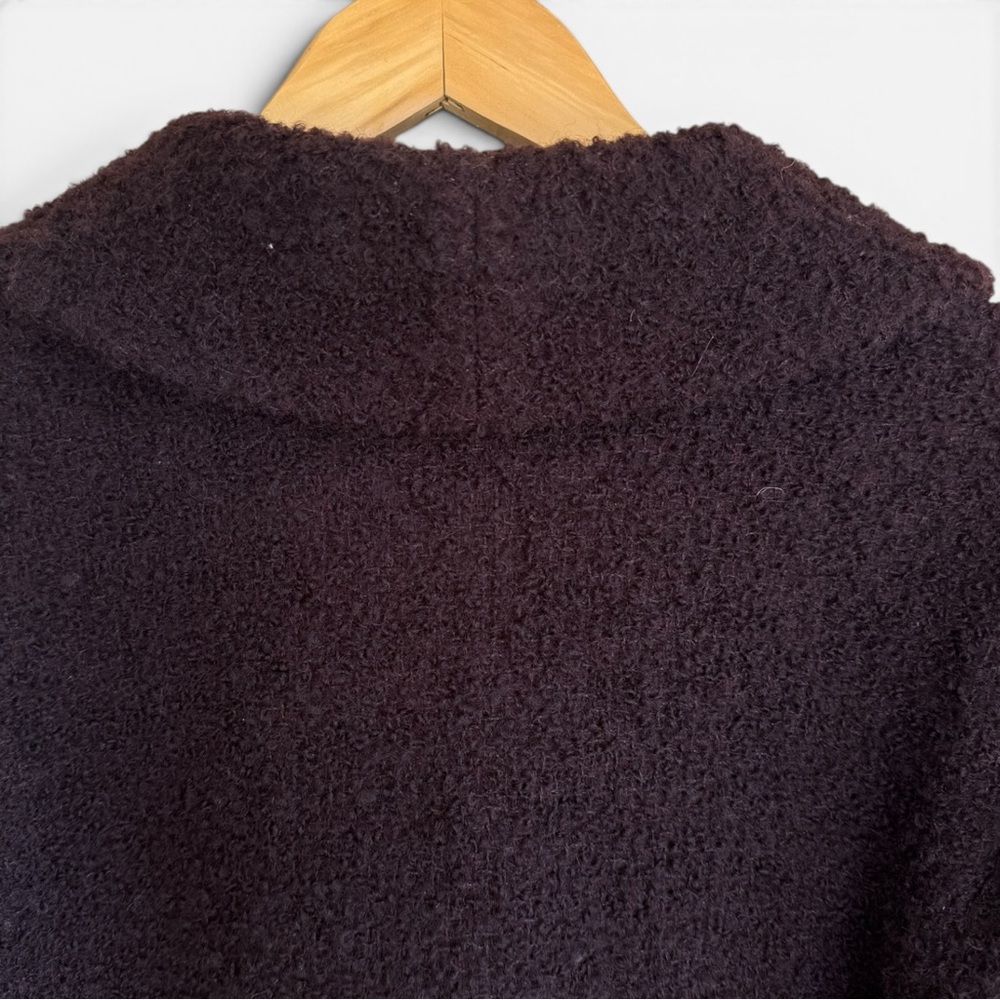 Eileen Fisher Italian Fabric Wool‎ Blend Bouclé Shawl Collar Jacket Blazer M - Picture 6 of 8